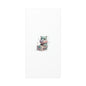 Cute Hippo Playing Piano Matte Canvas Print — Nursery Wall Art