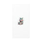 Cute Hippo Playing Piano Matte Canvas Print — Nursery Wall Art